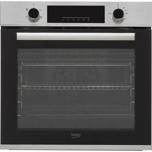 Beko AeroPerfect™ RecycledNet™ BBRIF22300X Built In Electric Single Oven - Stainless Steel - BBRIF22300X_SS - 1