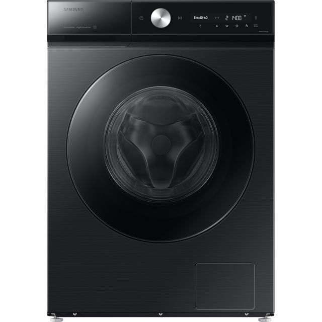 Samsung Series 8 AI Energy ecobubble WW90DB8U95GBU1 9kg WiFi Connected Washing Machine with 1400 rpm - Black - A Rated