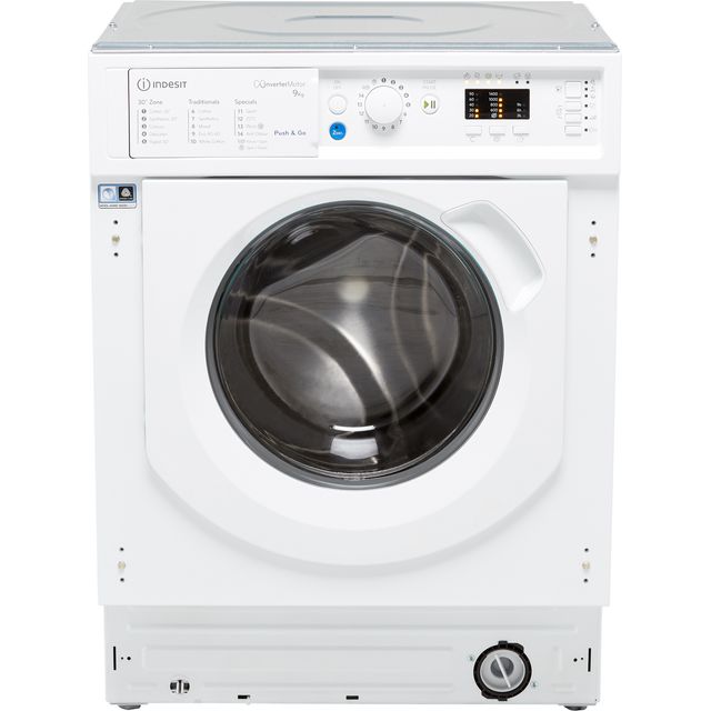 Indesit BIWMIL91484UK Built In 9Kg Washing Machine - White - BIWMIL91484UK_WH - 1