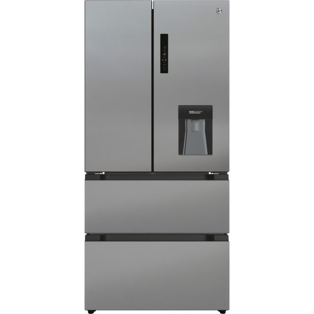 Hoover H-FRIDGE 700 MAXI HSF818EXWDK Non-Plumbed Total No Frost American Fridge Freezer - Inox - E Rated