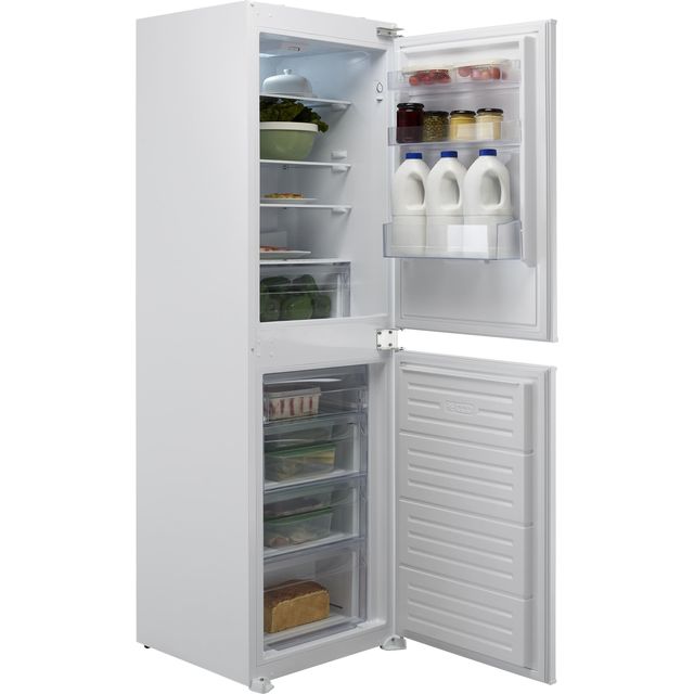 Electra ECFF5050IE Integrated 50/50 Frost Free Fridge Freezer with Sliding Door Fixing Kit - White - F Rated