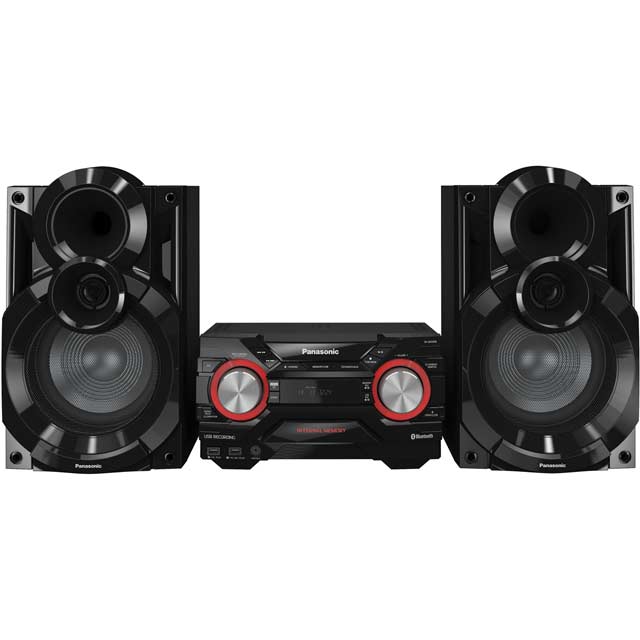 Panasonic SC-AKX400 600 Watt High Power Mini Hi-Fi System Bluetooth Hi ...