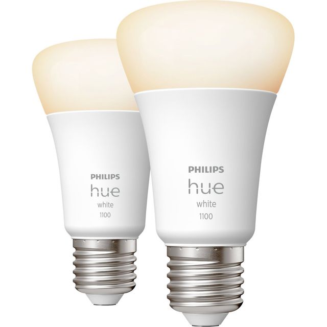 Philips Hue White Ambiance E27 Twin Pack Warm White E27 Twin Pack - F Rated 