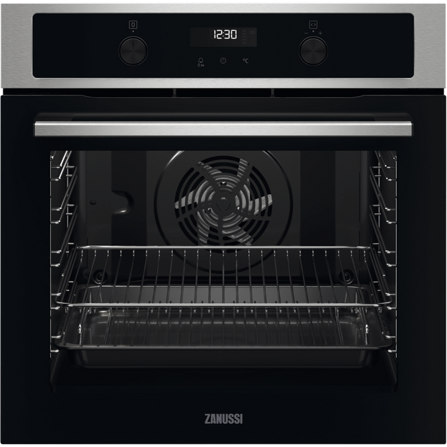 Zanussi ZOPND7X1 Built In Electric Single Oven - Stainless Steel - ZOPND7X1_SS - 1