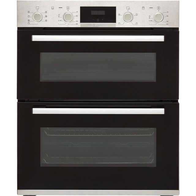 Bosch Series 4 NBS533BS0B Built Under Electric Double Oven - Stainless Steel