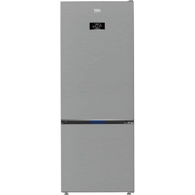 Beko CNG5785VPS 70/30 Frost Free Fridge Freezer - Stainless Steel Effect - D Rated - CNG5785VPS_SSE - 1
