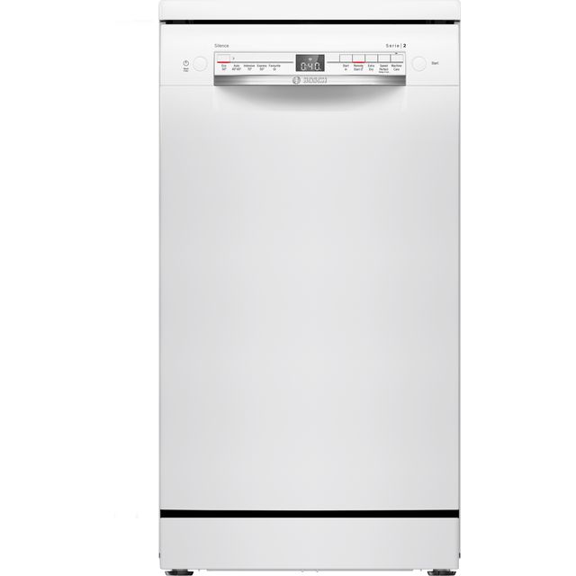 Bosch Series 2 SPS2IKW01G Slimline Dishwasher - White - SPS2IKW01G_WH - 1