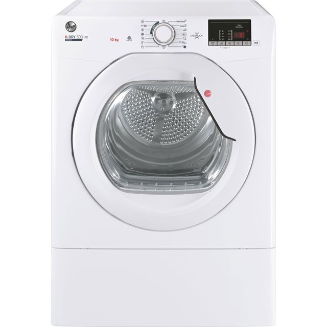 Hoover H-DRY 300 LITE HLEV10DG-80 10Kg Vented Tumble Dryer - White - C Rated