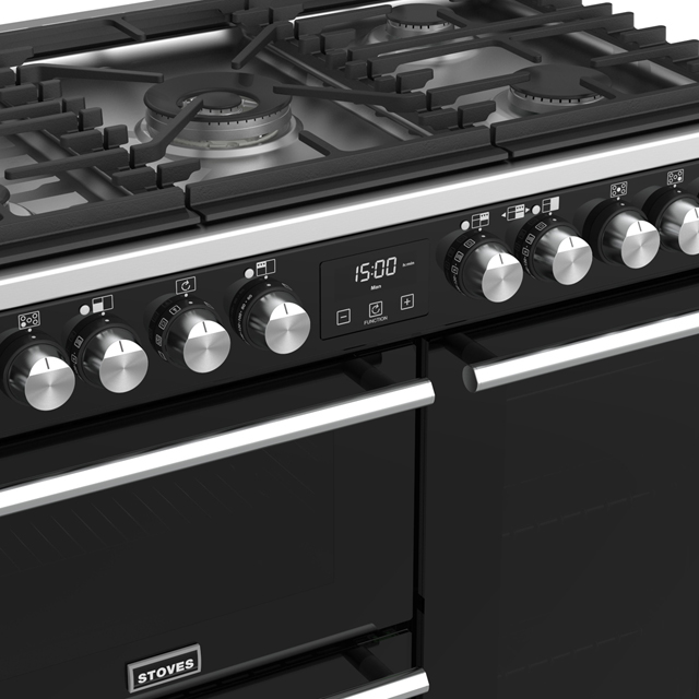 Stoves Precision DX S900DF 90cm Dual Fuel Range Cooker - Stainless Steel - Precision DX S900DF_SS - 4