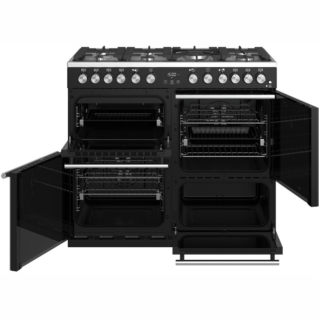Stoves Precision DX S1000DF 100cm Dual Fuel Range Cooker - Stainless Steel - Precision DX S1000DF_SS - 3