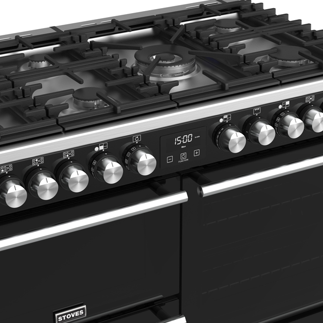 Stoves Precision DX S1000DF 100cm Dual Fuel Range Cooker - Stainless Steel - Precision DX S1000DF_SS - 4
