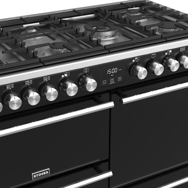 Stoves Precision DX S1100DF 110cm Dual Fuel Range Cooker - Stainless Steel - Precision DX S1100DF_SS - 4