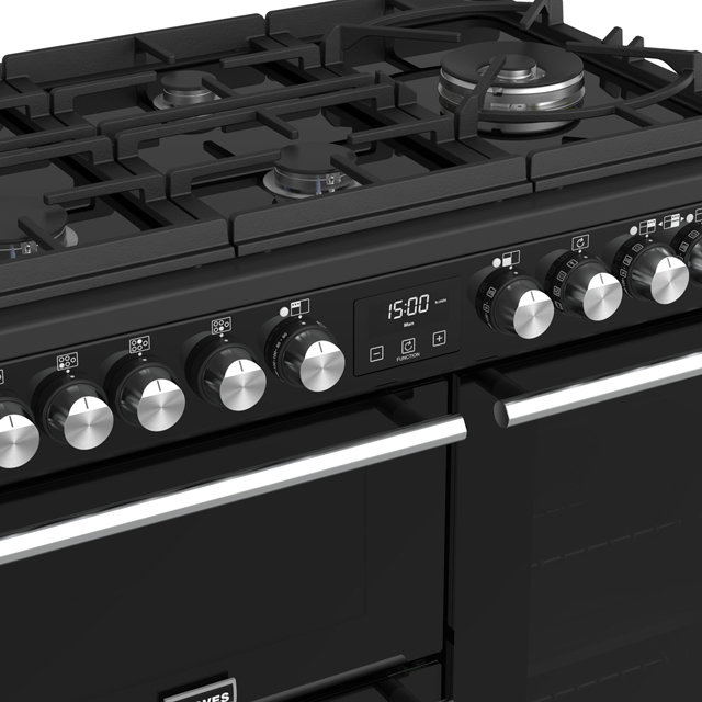 Stoves Precision DX S900GTG 90cm Dual Fuel Range Cooker - Black - Precision DX S900GTG_BK - 4