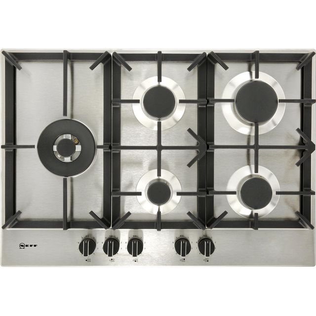 NEFF N70 T27DS79N0 Built In Gas Hob - Stainless Steel - T27DS79N0_SS - 1