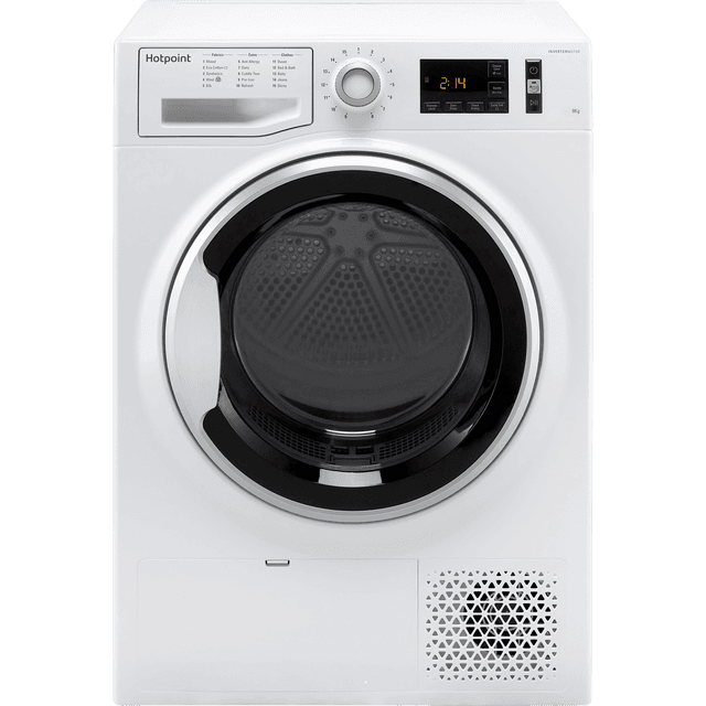Hotpoint NTM1192SKUK 9Kg Heat Pump Tumble Dryer - White - A++ Rated