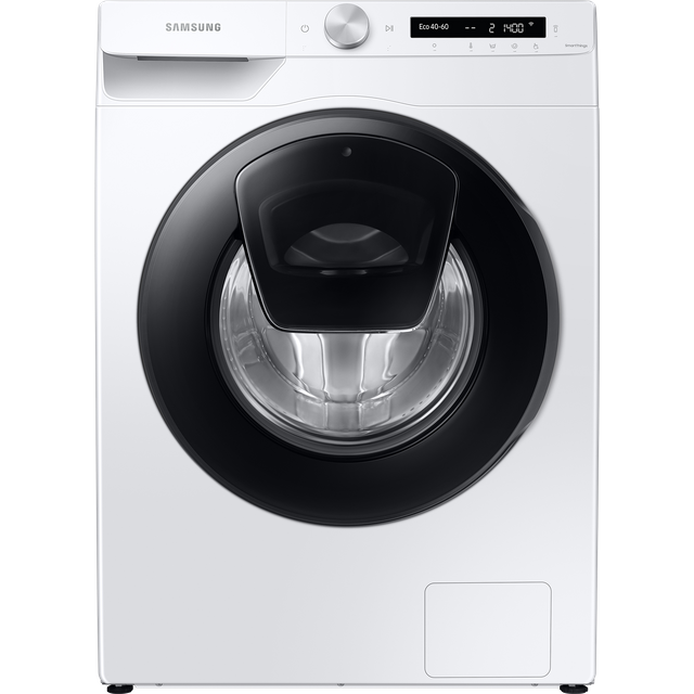 Samsung Series 5+ AddWash WW90T554DAW 9kg WiFi Connected Washing Machine with 1400 rpm - White - A Rated
