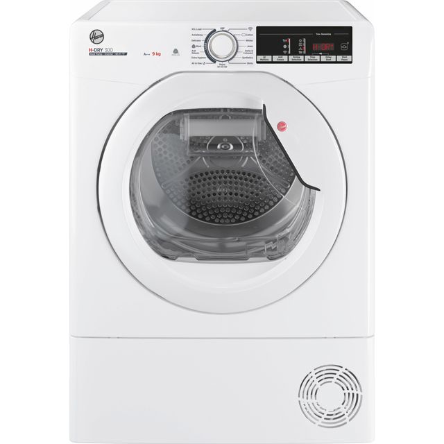 Hoover HLE H9A3TE-80/N 9kg Heat Pump Tumble Dryer - White - HLE H9A3TE-80/N_WH - 1