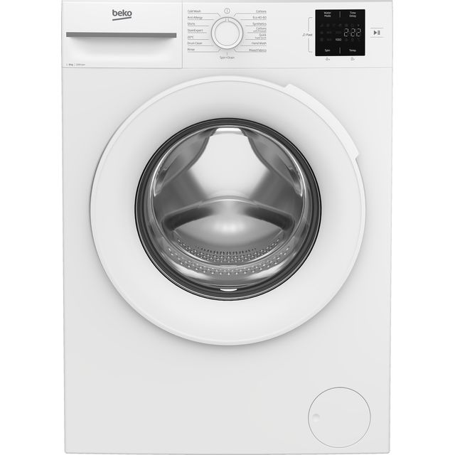 Beko b300 BM1WT3821W 8Kg Washing Machine - White - BM1WT3821W_WH - 1