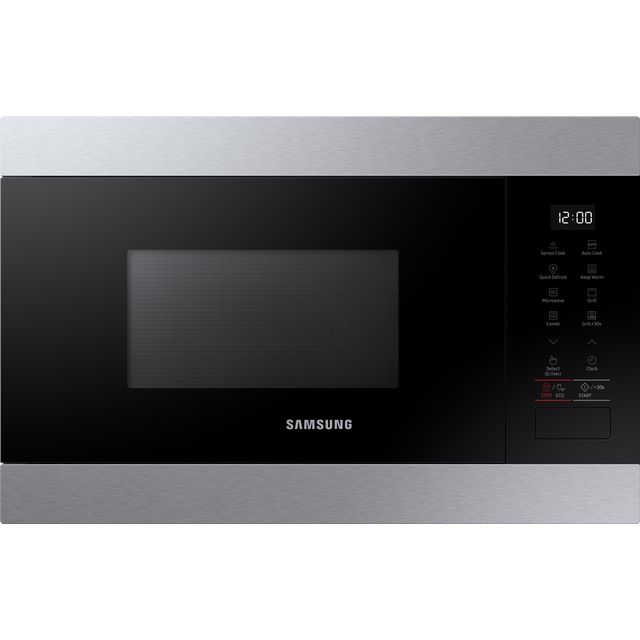 Samsung MG22M8274AT 38cm High, Built In Small Microwave With Grill - Stainless Steel