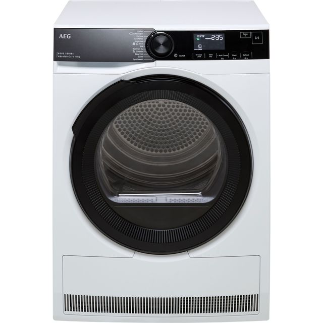 AEG TR848P4B 8Kg Heat Pump Tumble Dryer - White - A++ Rated