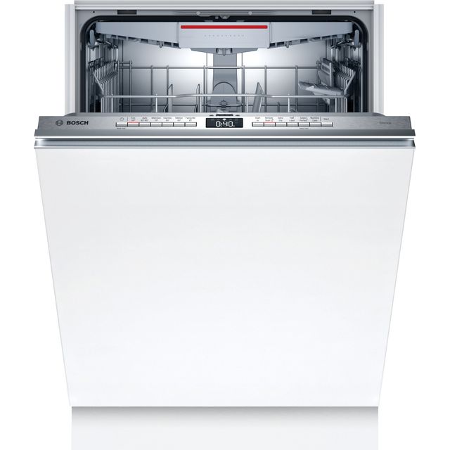 Bosch Series 4 Extra Height SBH4HVX31G Wifi Connected Fully Integrated Standard Dishwasher - Stainless Steel Control Panel with Sliding Door Fixing Kit - E Rated