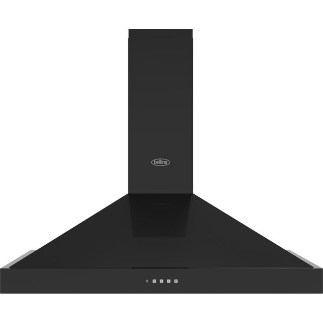 Belling BEL Farmhouse Chim 90PYR BEL FARMHOUSE CHIM 90PYR BLK Chimney Cooker Hood - Black - BEL FARMHOUSE CHIM 90PYR BLK_BK - 1