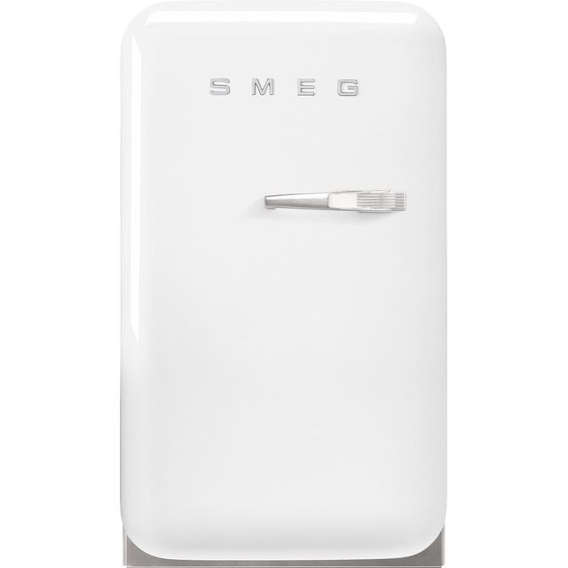 Smeg Left Hand Hinge Mini Bar FAB5LWH5 Fridge - White - D Rated