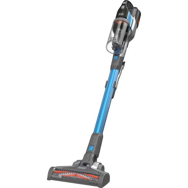 Black + Decker Cordless Vacuum Cleaner with up to 95 Minutes Run Time - Grey