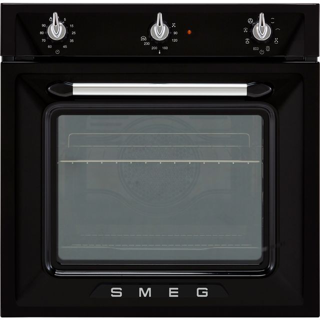 Smeg Victoria SF6905N1 Built In Electric Single Oven - Black - SF6905N1_BK - 1