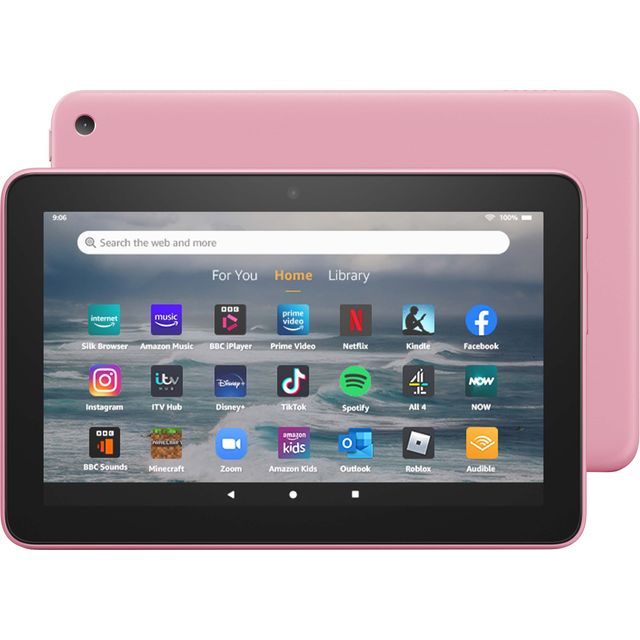 Amazon Fire 7 7" 16GB WiFi Tablet with Alexa [2022] - Rose Pink 