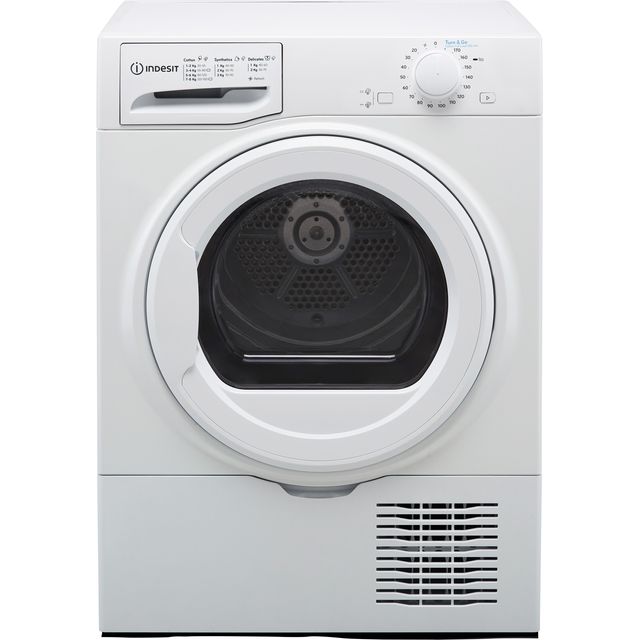 Indesit I2D81WUK Condenser Tumble Dryer - White - I2D81WUK_WH - 1