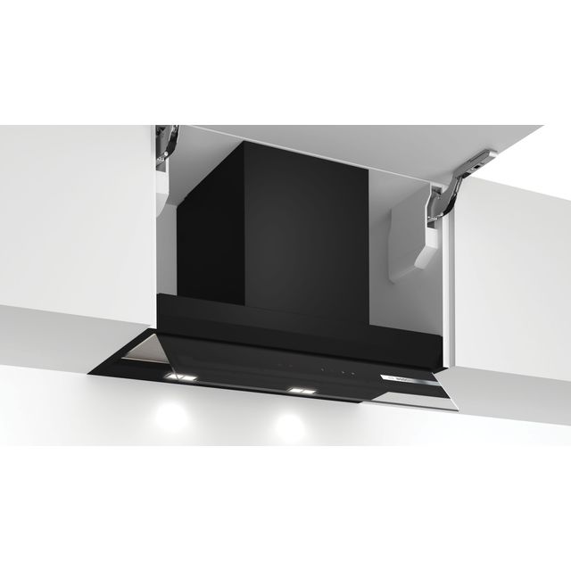 Bosch Series 6 DBB67AM60B 60 cm Integrated Cooker Hood - Black - DBB67AM60B_BK - 1