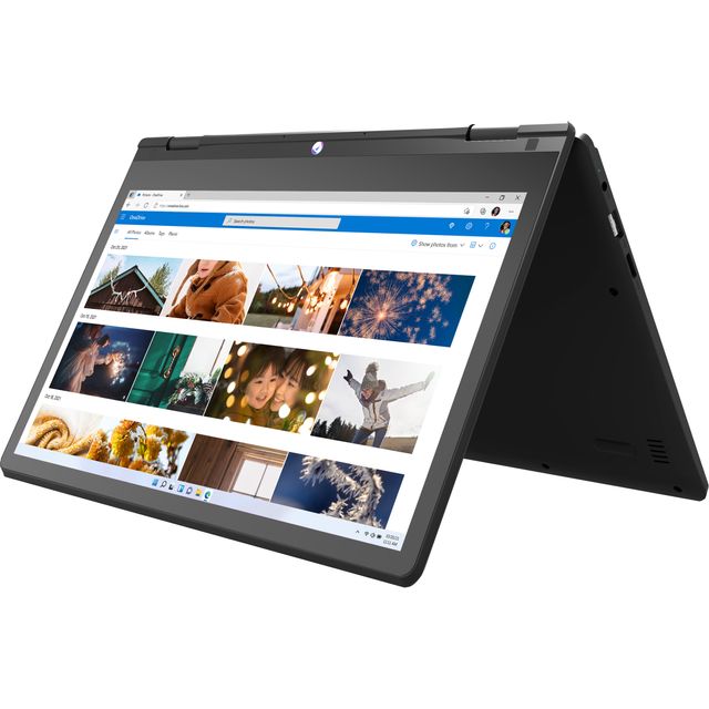 GEO GeoBook 110 Cloudbook GeoFlex 110 Convertible 11.6" [2021] 2-in-1 Laptop - Black