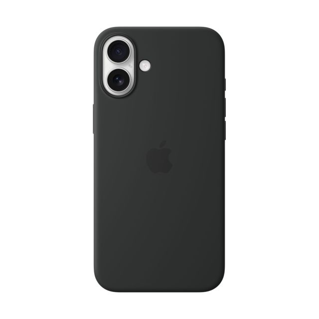 Apple Silicone Case with MagSafe for iPhone 16 Plus - Black