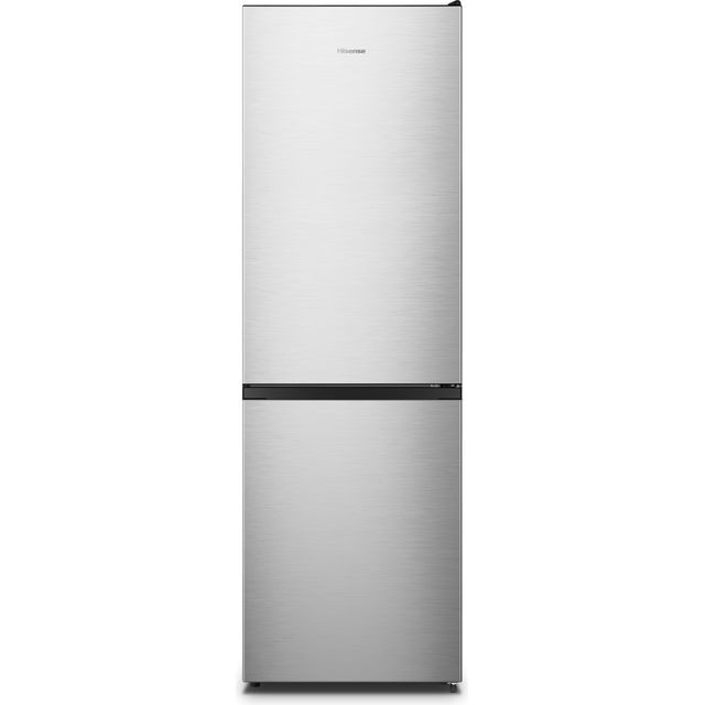 Hisense RB390N4ACE 186cm High 60/40 No Frost Fridge Freezer - Stainless Steel - E Rated