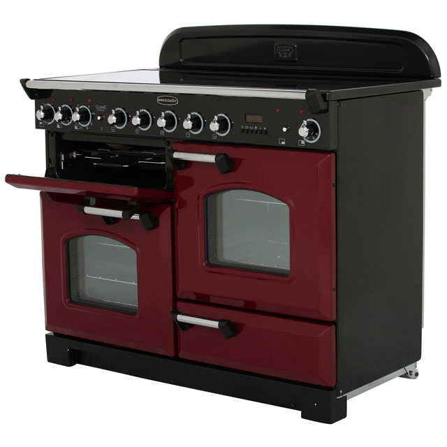 Rangemaster CDL110EICY/B Classic Deluxe 110cm Electric Range Cooker - Cranberry / Brass - CDL110EICY/B_CB - 2