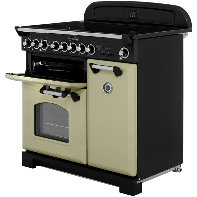Rangemaster CDL90EIRP/C Classic Deluxe 90cm Electric Range Cooker - Royal Pearl / Chrome - CDL90EIRP/C_RP - 2
