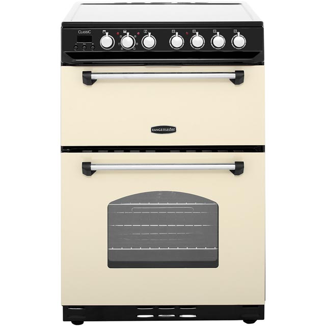 cream freestanding electric cooker