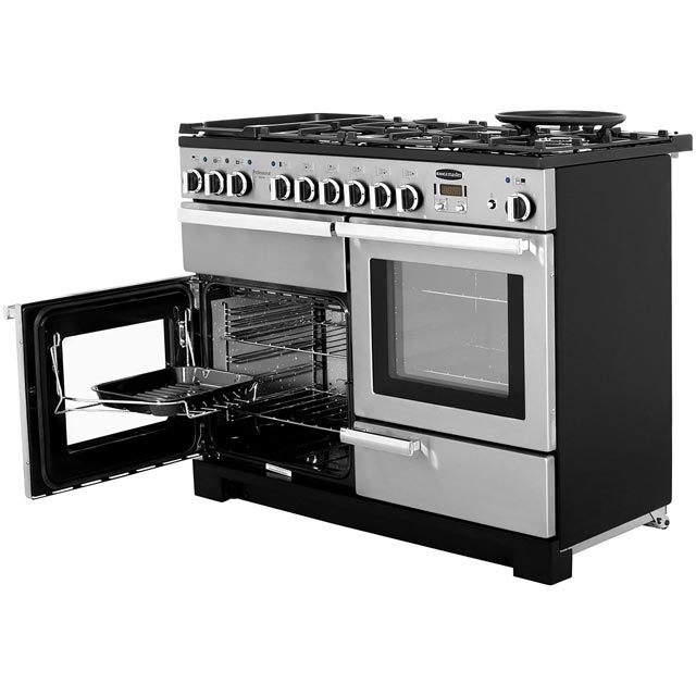 Rangemaster PDL110DFFWH/C Professional Deluxe 110cm Dual Fuel Range Cooker - White - PDL110DFFWH/C_WH - 3