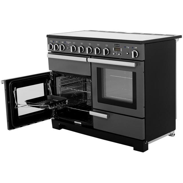 Rangemaster PDL110EISS/C Professional Deluxe 110cm Electric Range Cooker - Stainless Steel / Chrome - PDL110EISS/C_SS - 3