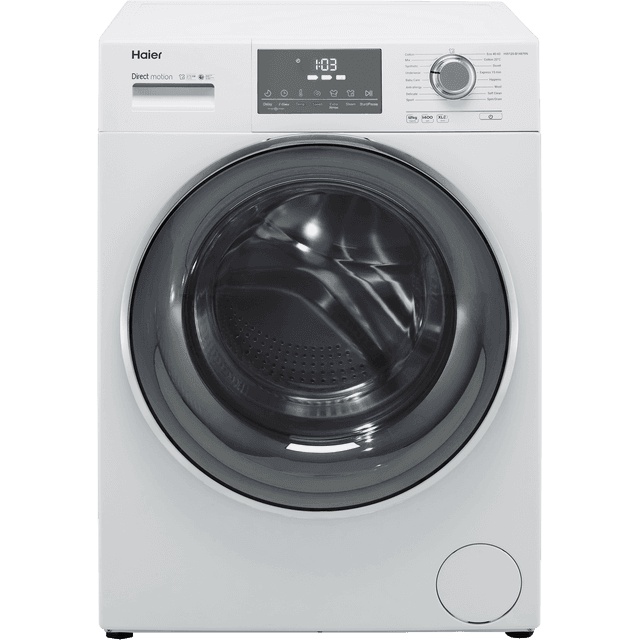 Haier HW120-B14876N 12Kg Washing Machine with 1400 rpm - White - A Rated