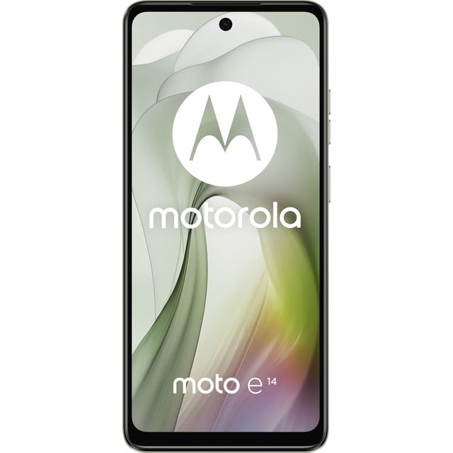 Motorola Moto E14 64GB Smartphone in Pastel Green