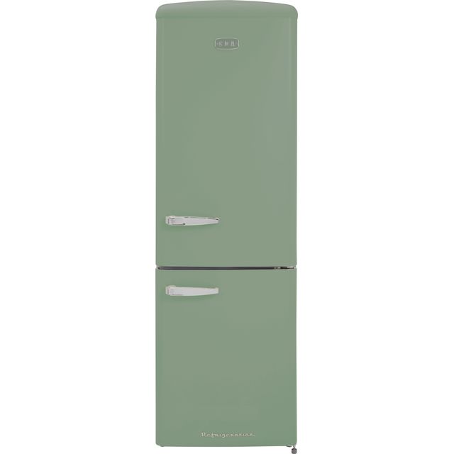 CDA Florence Meadow 199cm High 60/40 Frost Free Fridge Freezer - Meadow Green - D Rated