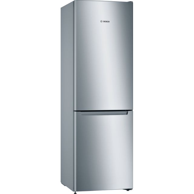 Bosch Series 2 KGN33NLEBG 50/50 Frost Free Fridge Freezer - Stainless Steel look - E Rated - KGN33NLEBG_SSL - 1