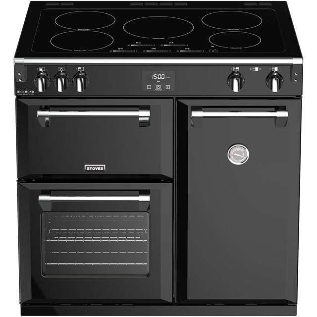 Stoves Richmond Deluxe S900EI 90cm Electric Range Cooker - Black - Richmond Deluxe S900EI_BK - 2