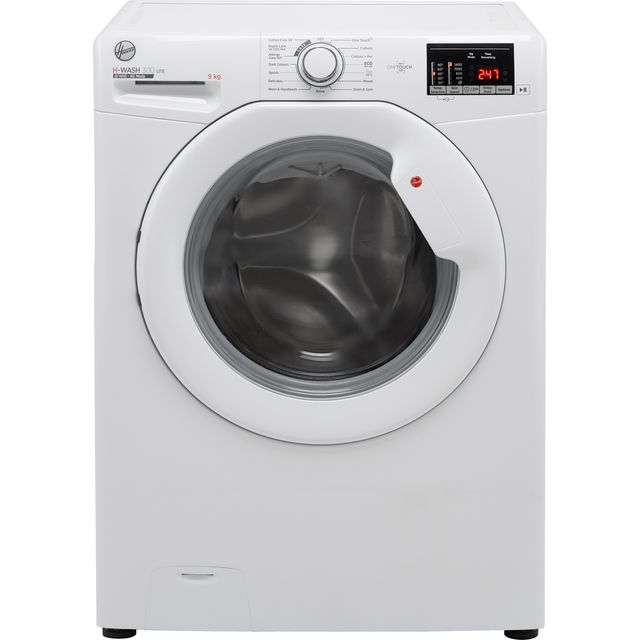 Hoover H-WASH 300 H3W492DE/1 9kg Washing Machine with 1400 rpm - White - D Rated 