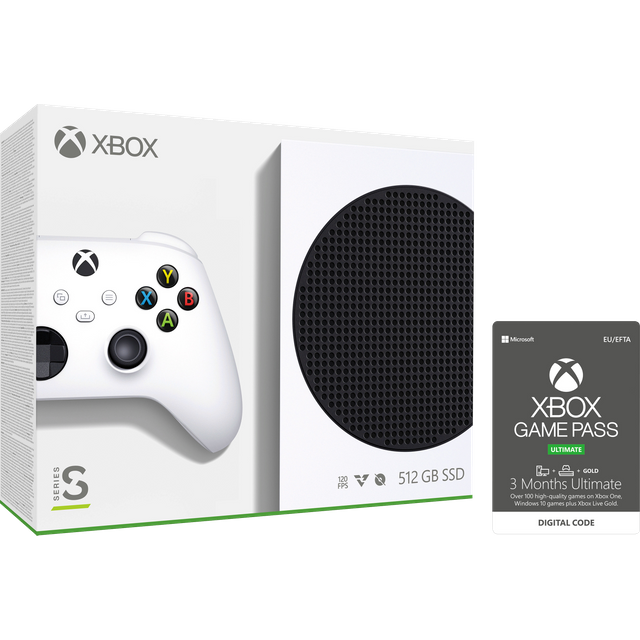 Xbox Series S 512 GB with 3 Month Ultimate Game Pass - White