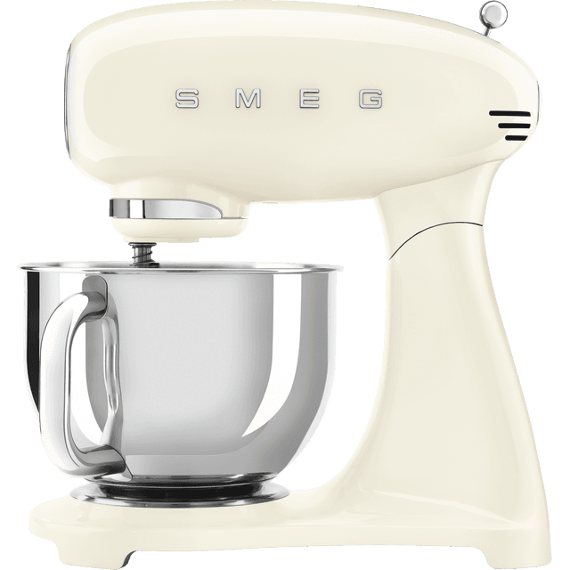 Smeg 50's Retro SMF03CRUK Stand Mixer with 4.8 Litre Bowl - Cream