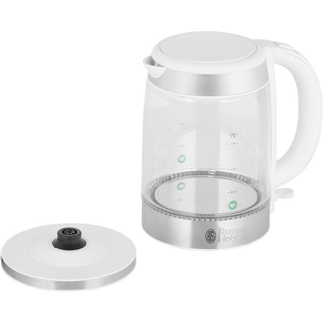 Russell Hobbs Illuminating Glass 21601 Russell Hobbs 21601 10 Kettle White