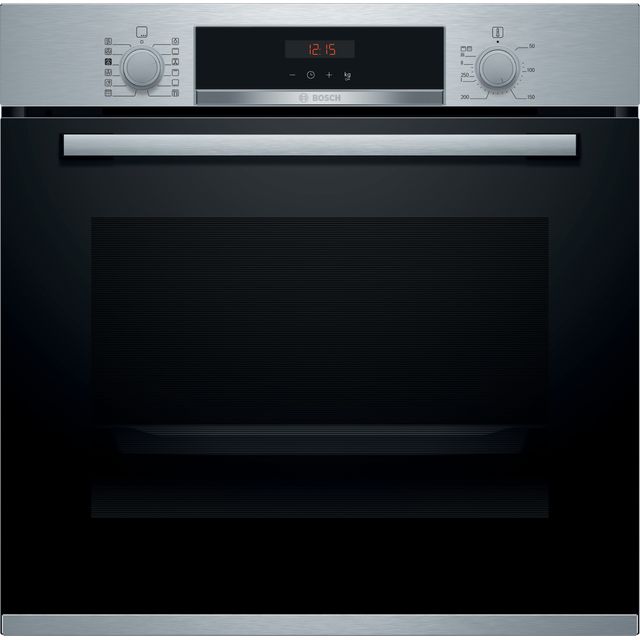 Bosch Serie 4 HRS574BS0B Built In Electric Single Oven - Brushed Steel - HRS574BS0B_BS - 1
